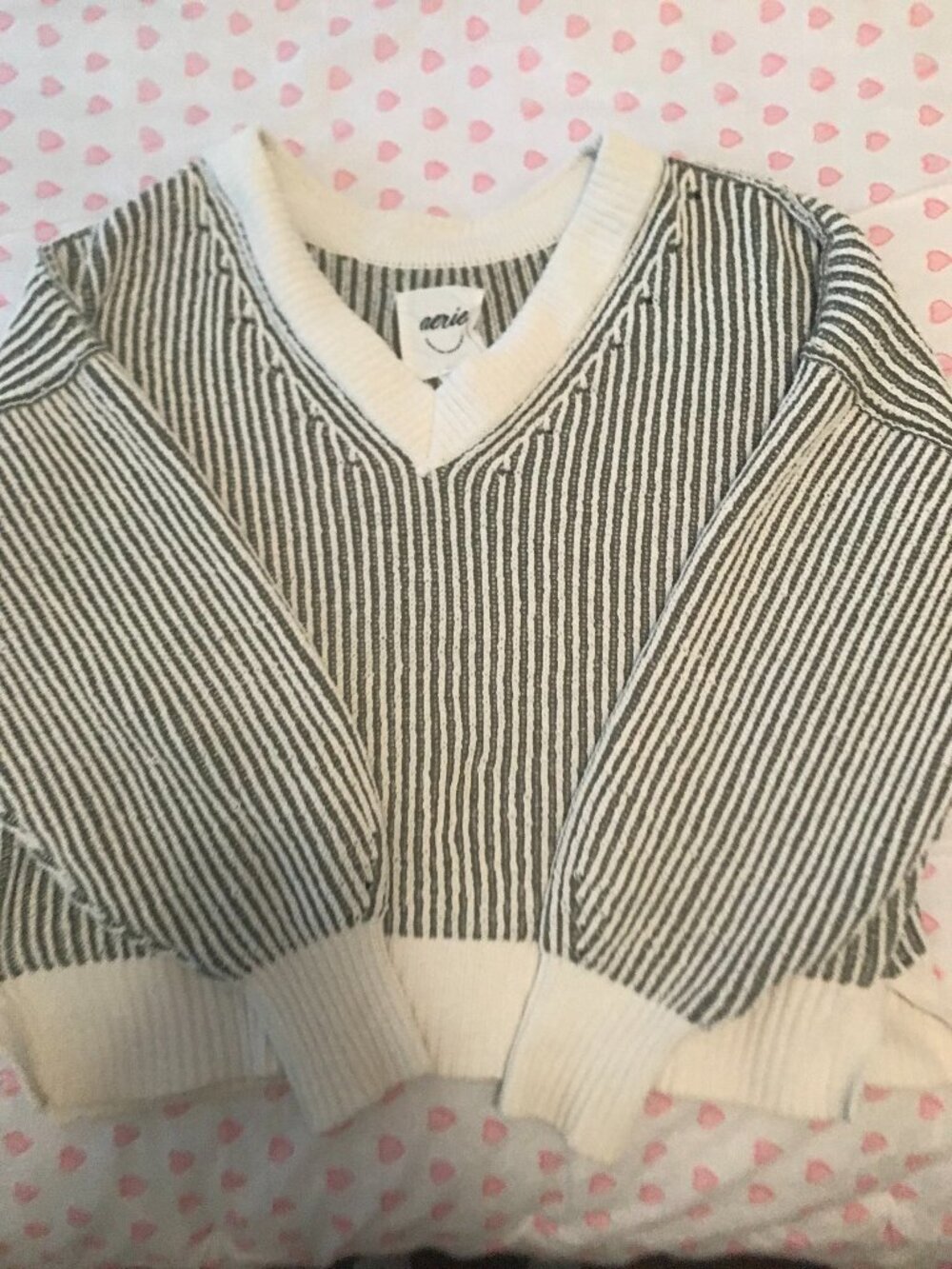 Aerie v neck oversized sweater